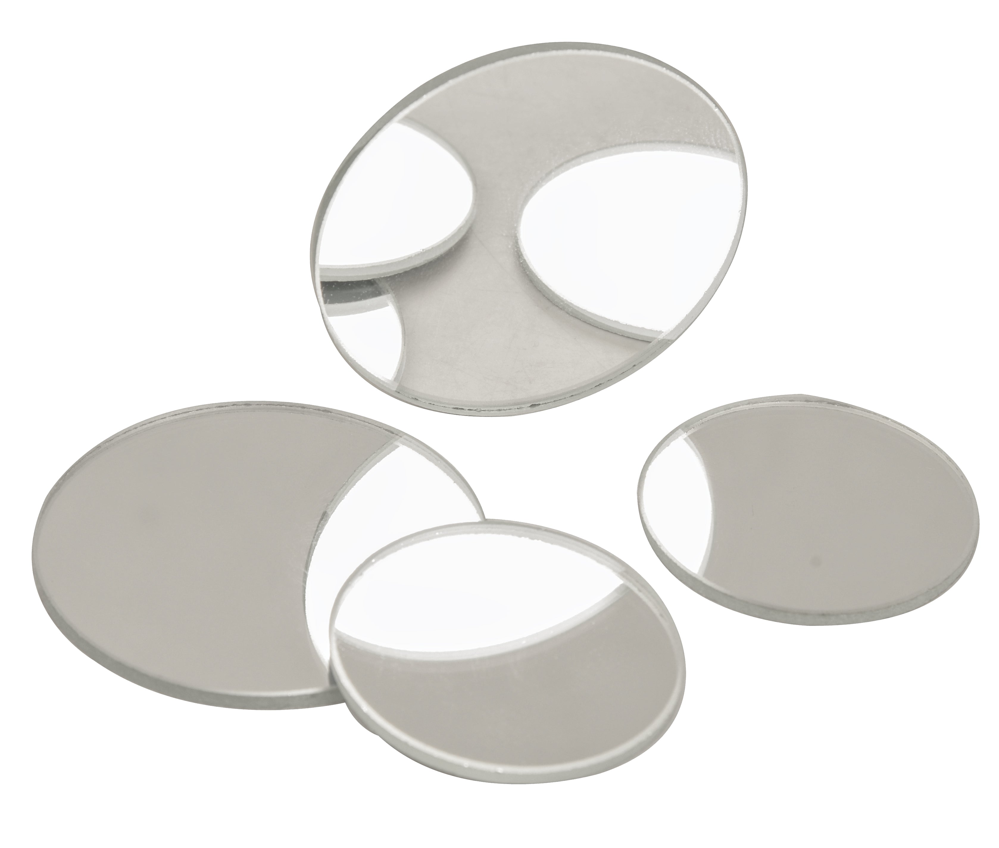 Plain Spherical Glass Mirror, 50mm Diameter