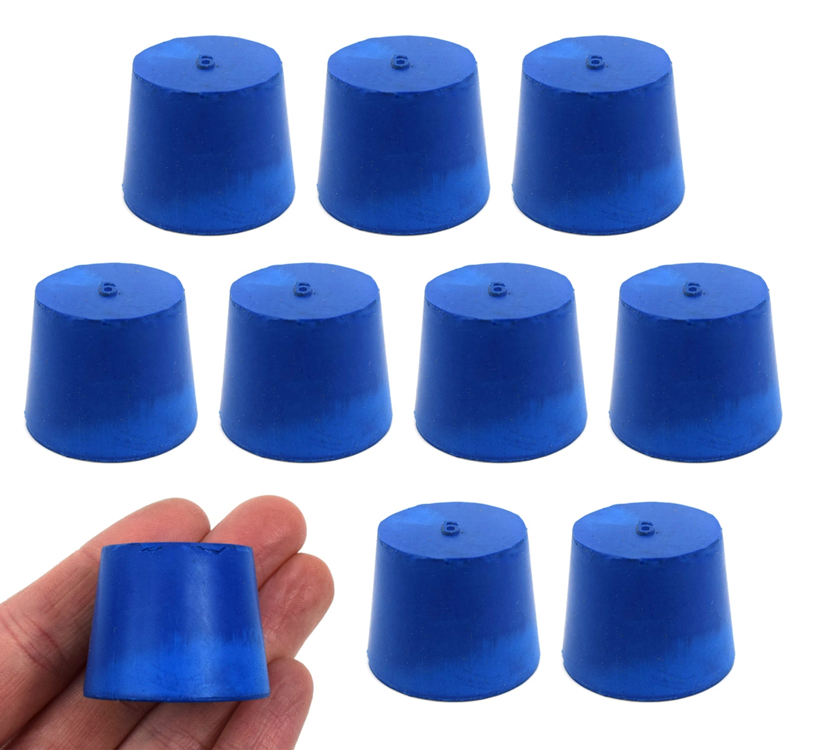 Solid Neoprene Stopper, 10-Pack