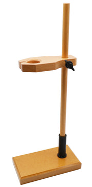 Adjustable Wooden Funnel Stand for 1 Funnel, 17" Tall, 1.5" Hole