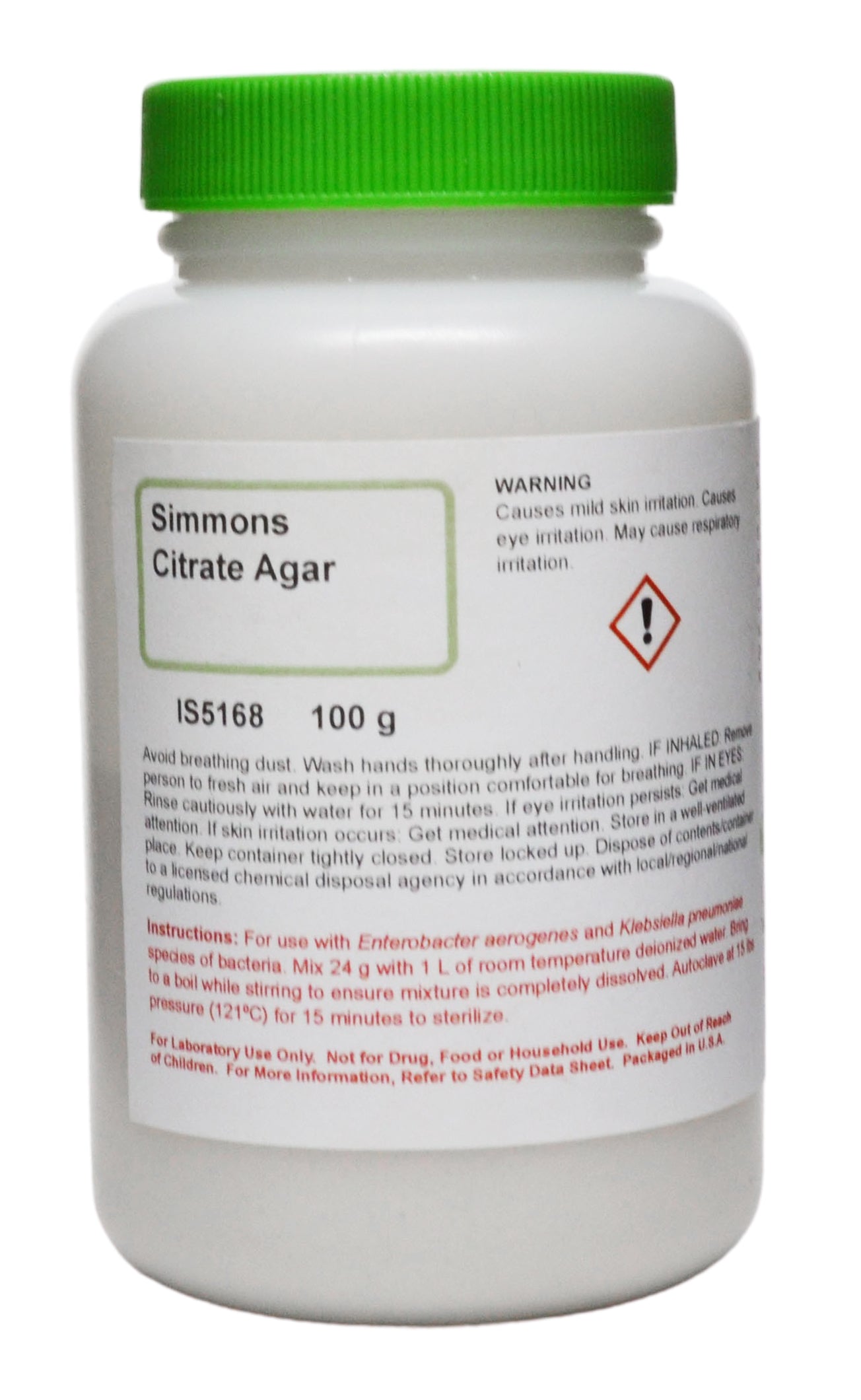 Simmons Citrate Differential Medium, 100g