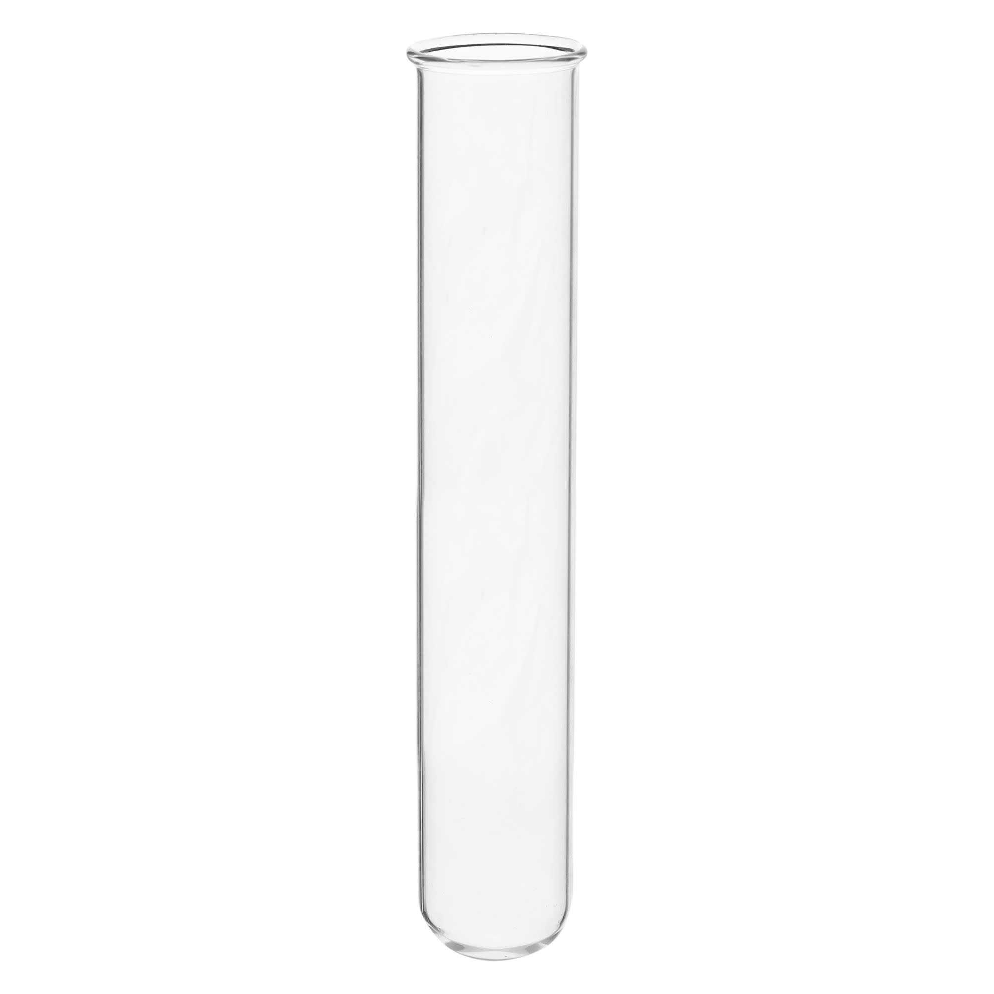 50-Pack Heavy-Wall Test Tubes with Beaded Rim, 50mL, Borosilicate Glass