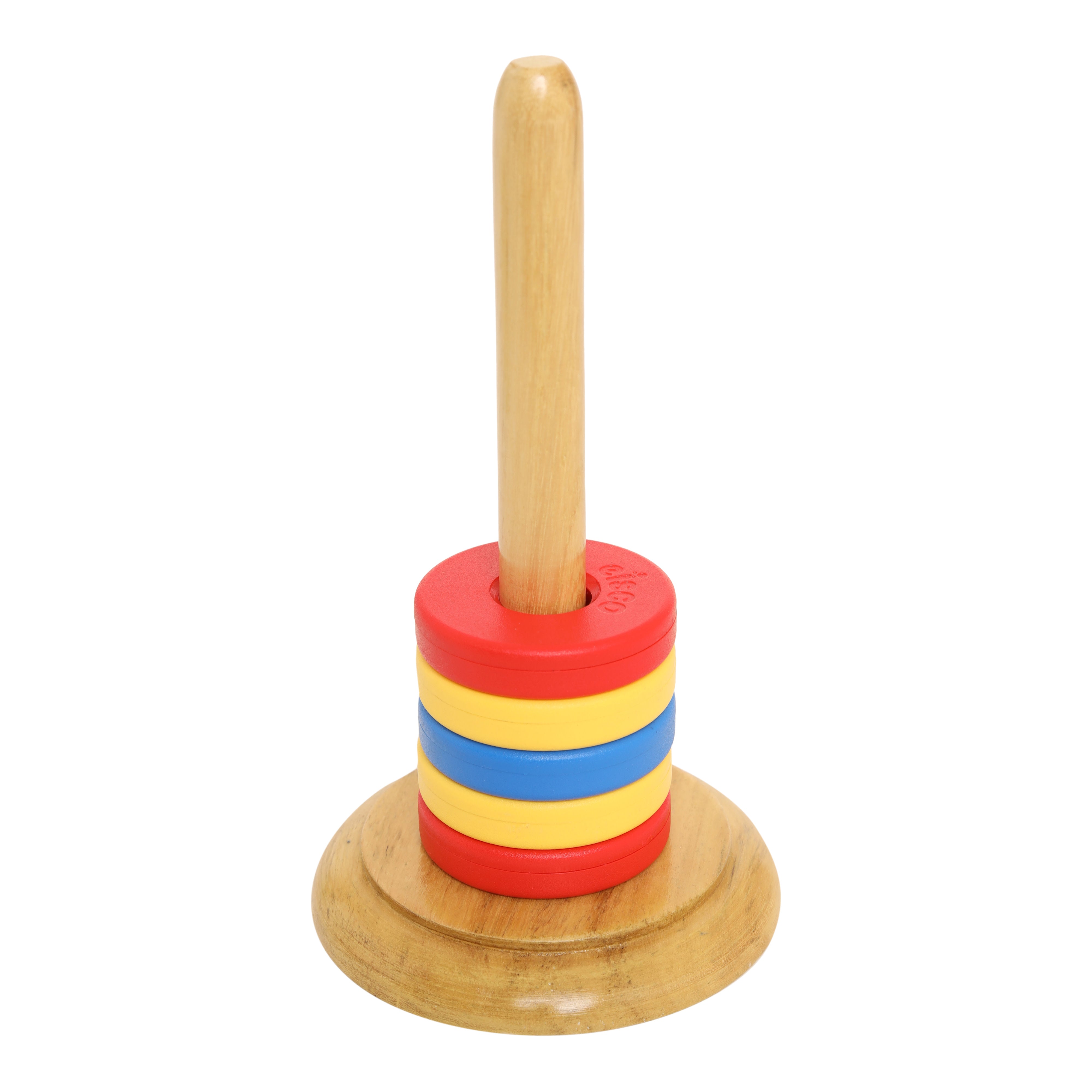 Floating Ring Magnet Set with Wooden Base