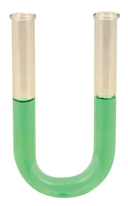 Calcium Chloride U-Form Absorption Tube, 125mm, Borosilicate Glass
