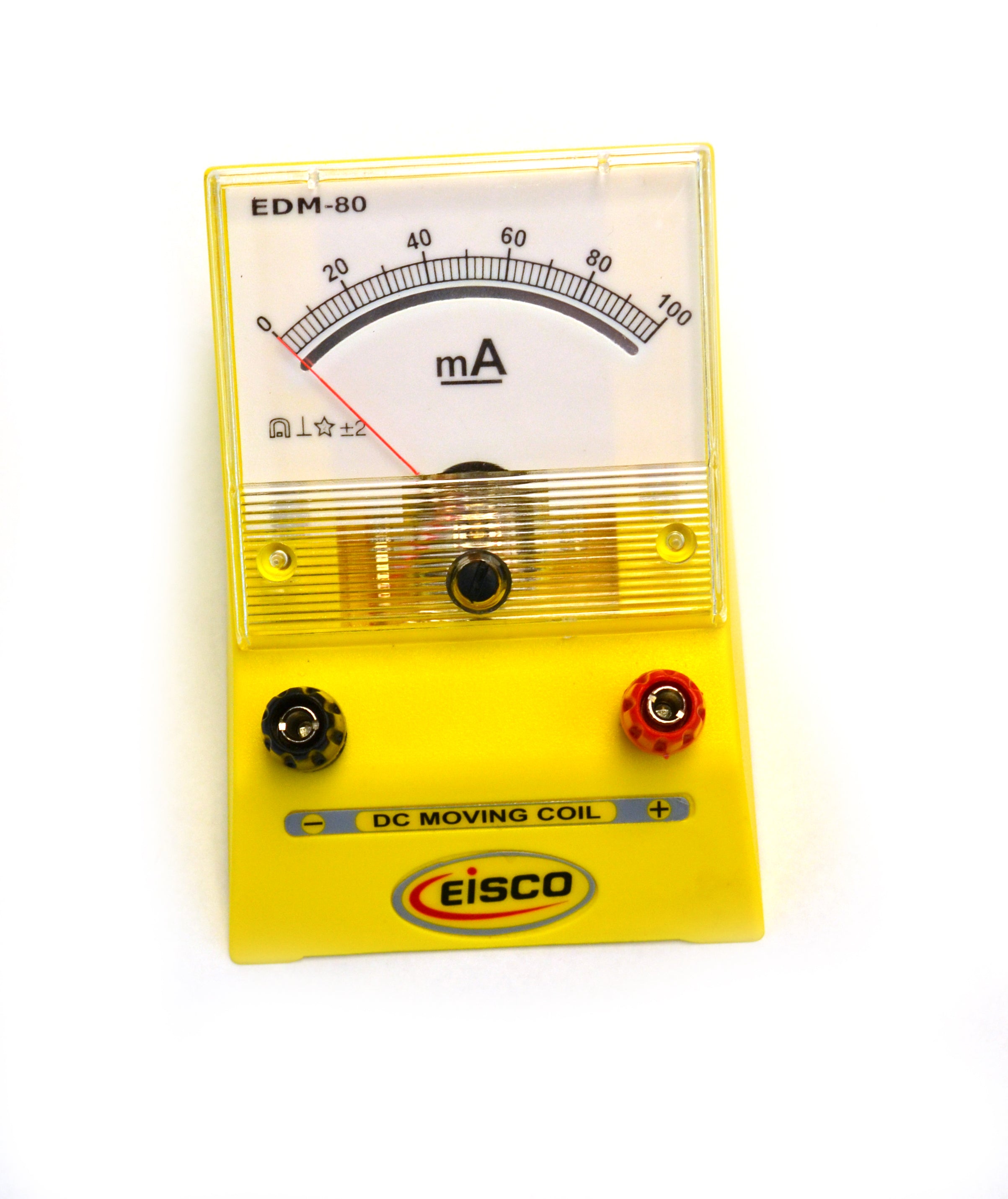 Analog DC Ammeter, 0-100mA (2mA Resolution)