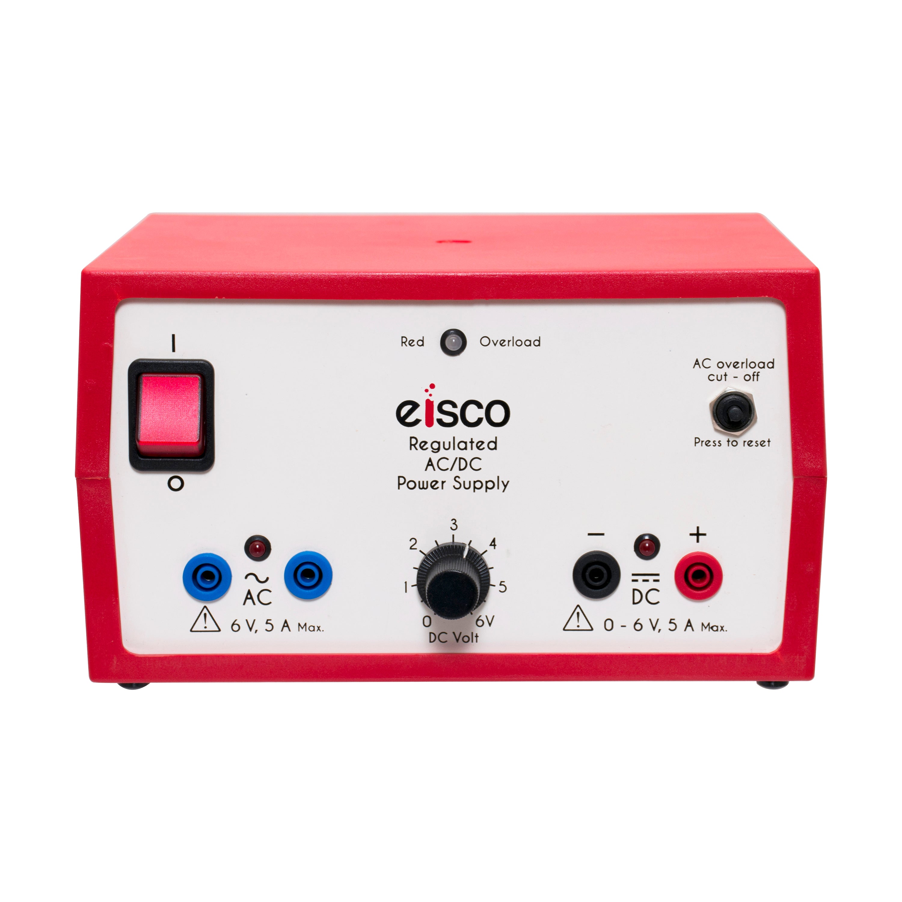 Dual-Output Power Supply, 6V AC and 0-6V DC