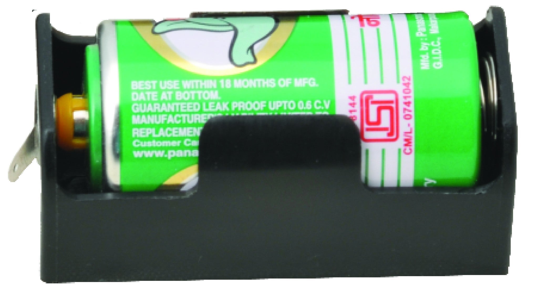 Single C-Size Battery Holder