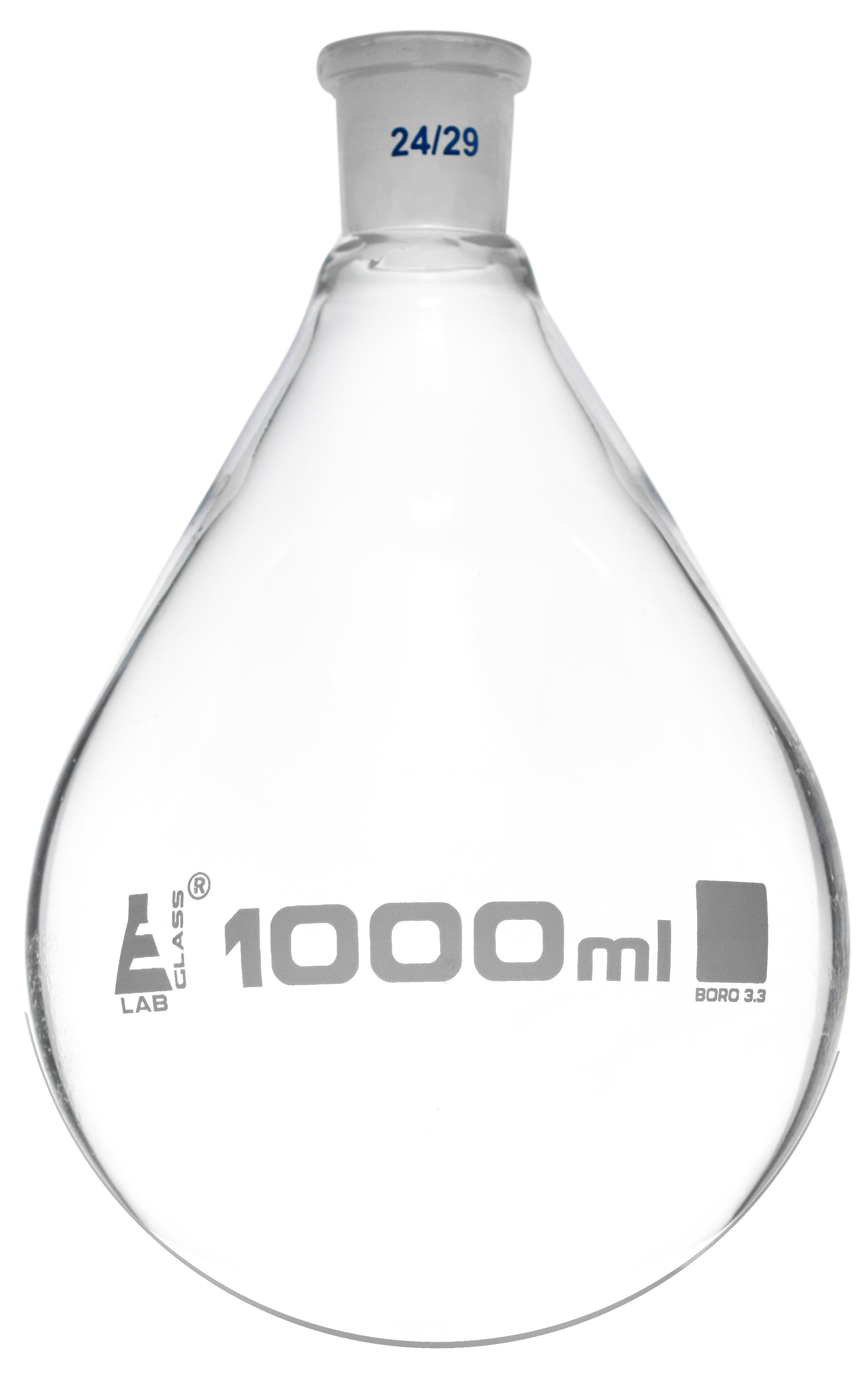 Borosilicate Glass Evaporating Flask with Interchangeable Joint