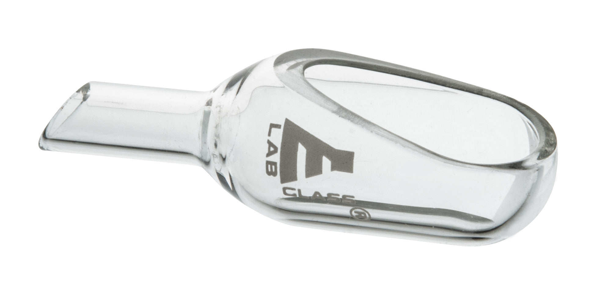 Borosilicate Glass Weighing Scoop with Tubular Arm