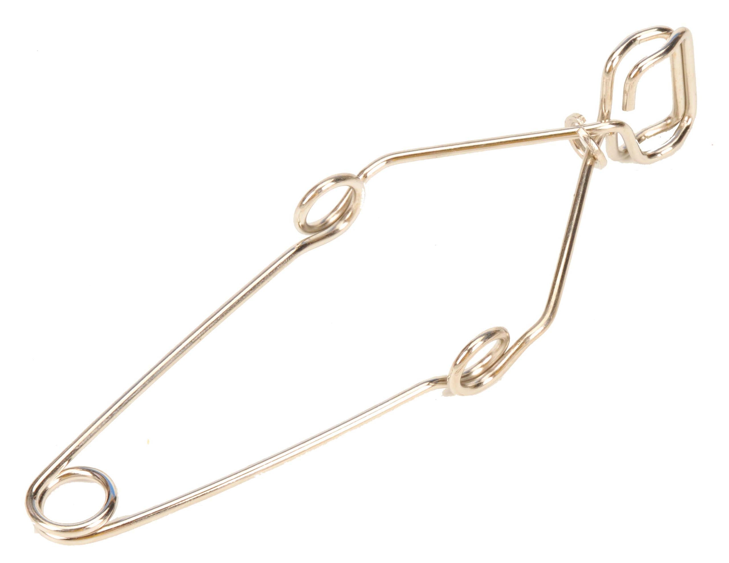 Plated Steel Wire Test Tube Clamp with Finger Grip