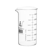 Beaker, 300ml - Tall Form - White Graduations - Borosilicate Glass - Eisco Labs