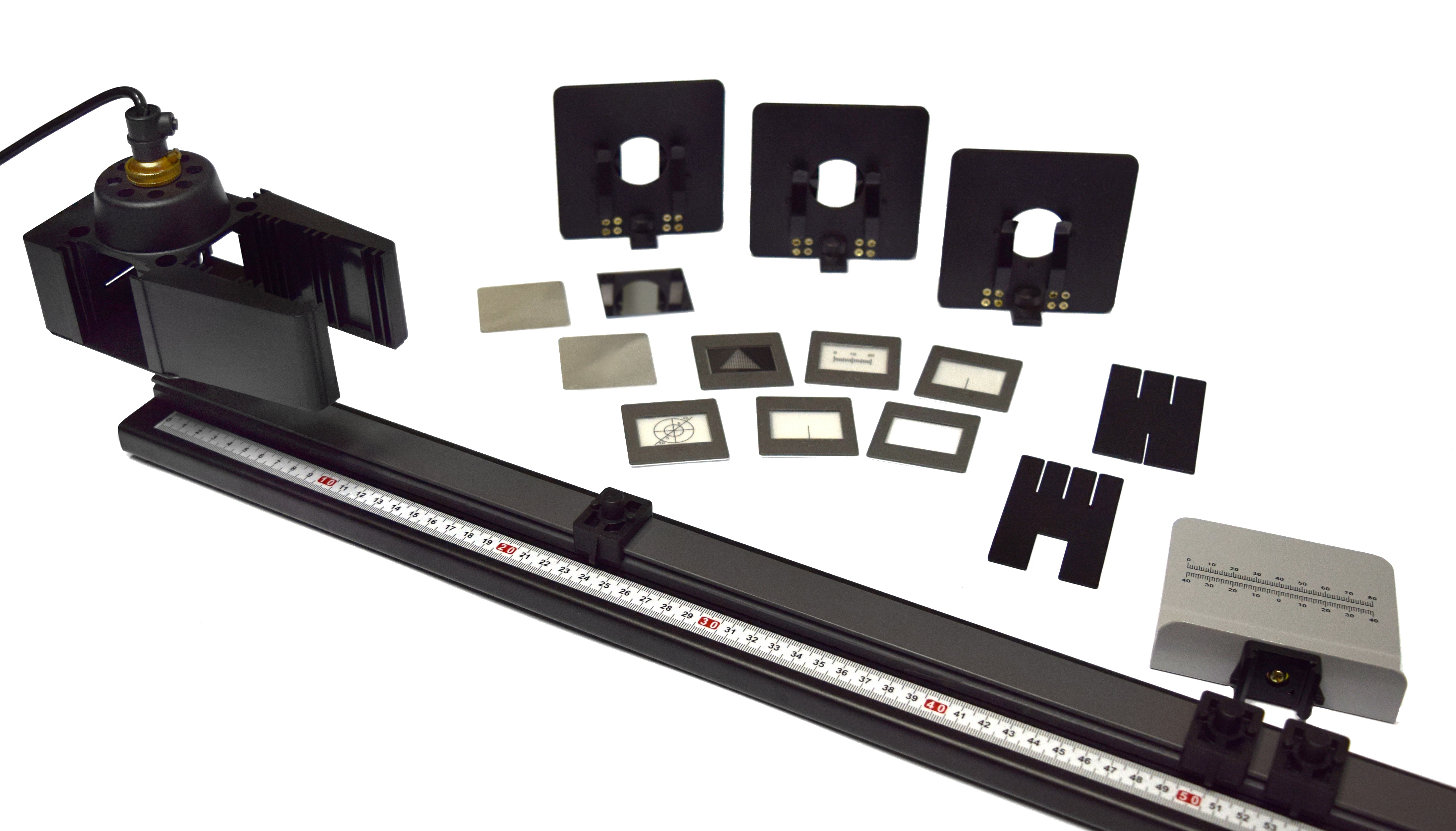 Introductory Optical Bench Set with Lamp Housing and Lens Holder