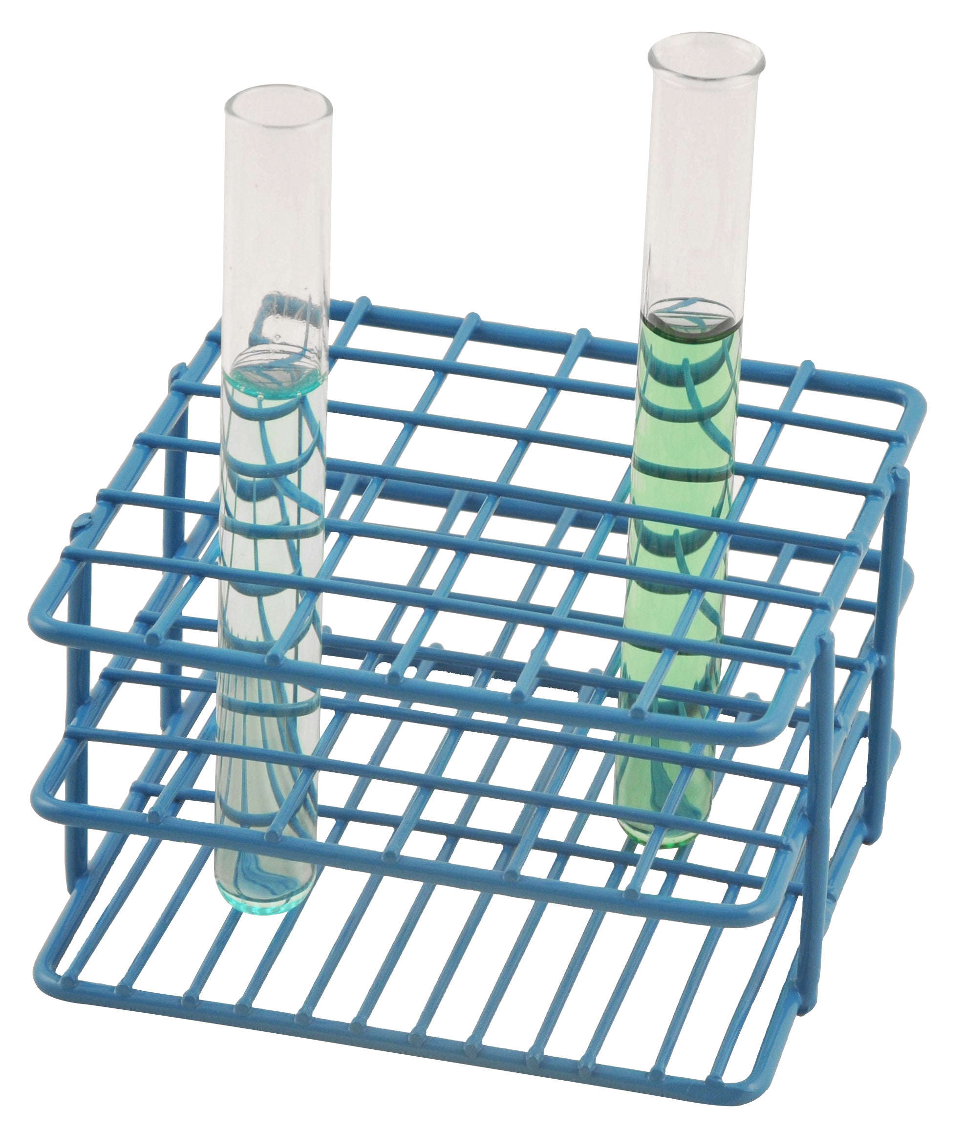 Blue Epoxy Wire Test Tube Rack, 36-Hole (6 x 6), for 10-13mm Tubes