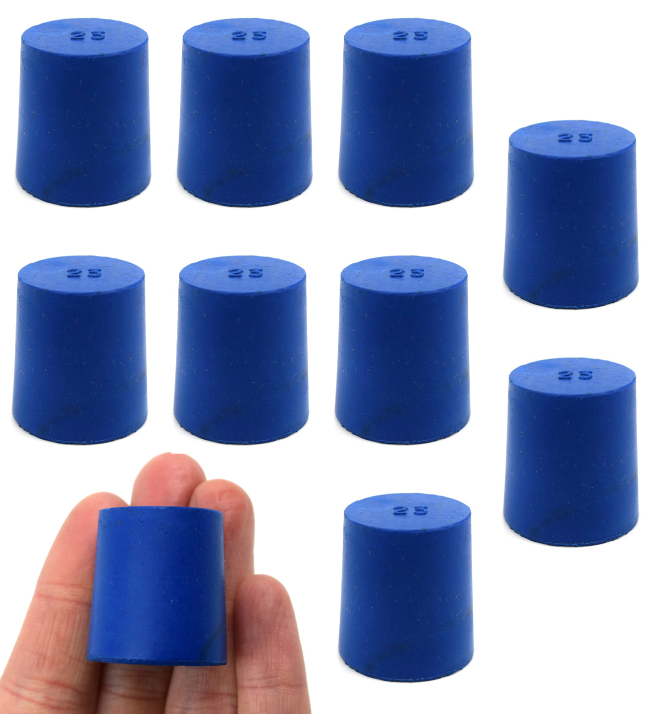 Solid Neoprene Stopper, 10-Pack