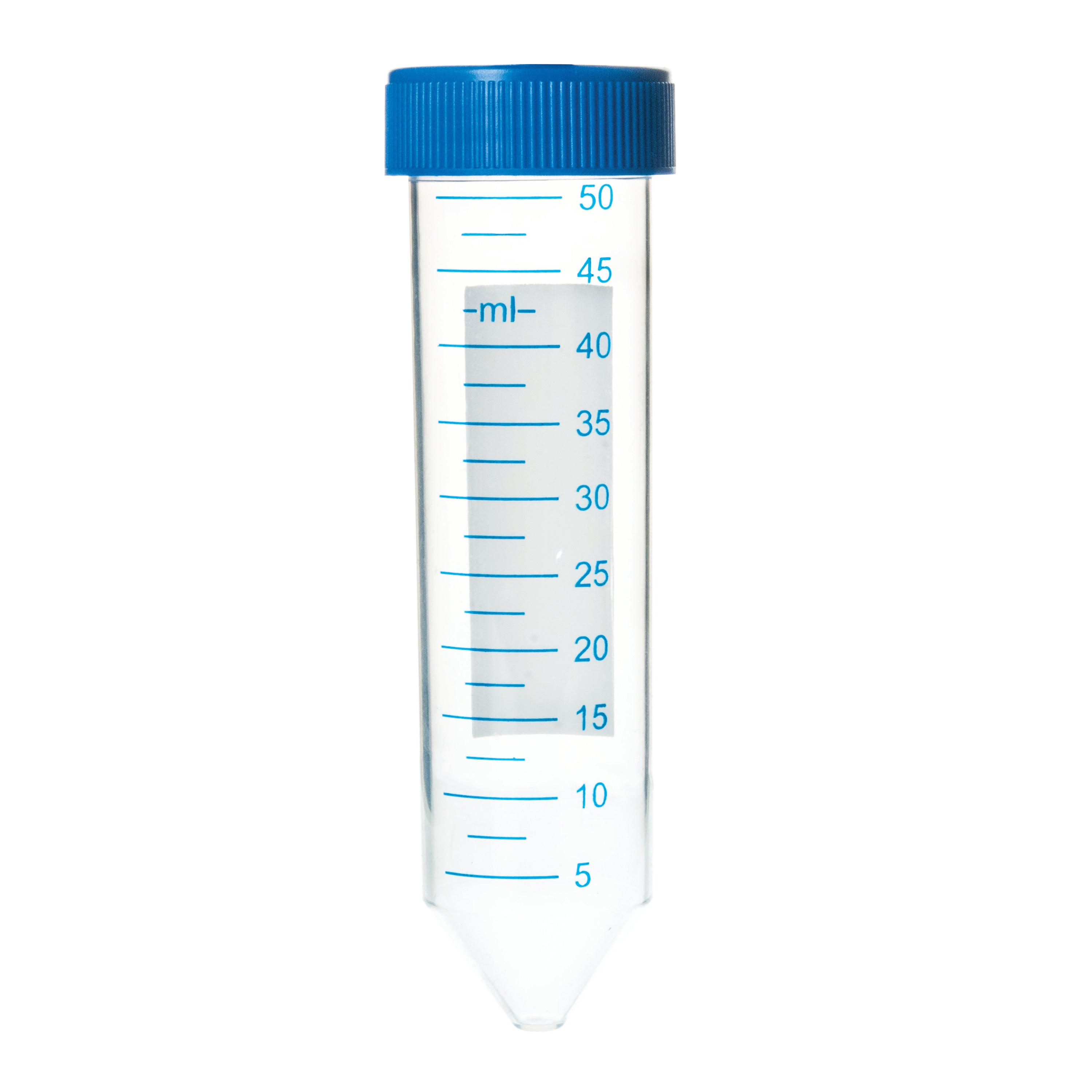 50-Pack Polypropylene Centrifuge Tubes, 50mL