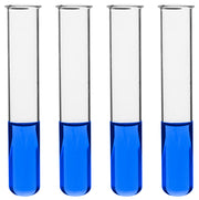 Thick Wall Borosilicate Glass Test Tube with Beaded Rim, 50mL, 16-Pack