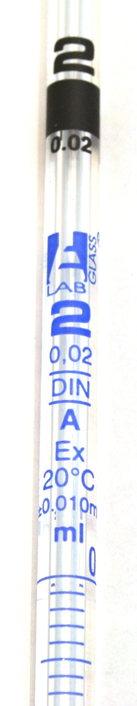 Class A Disposable Serological Pipette, 2mL, Borosilicate Glass