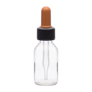Soda Lime Glass Dropping Bottle with Screw Cap