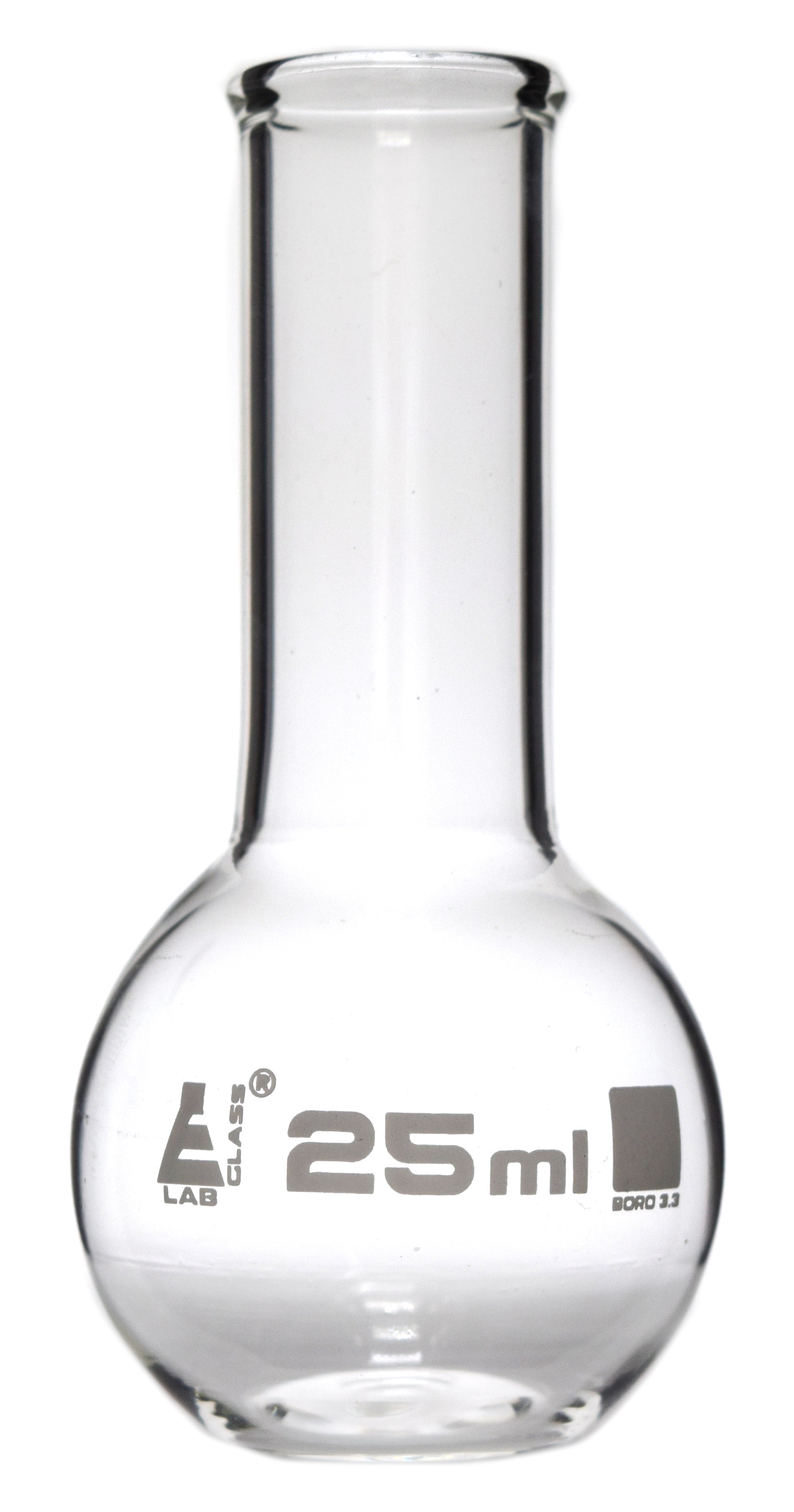 Narrow Neck Flat Bottom Borosilicate Glass Boiling Flask
