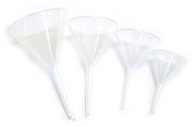 4-Piece Polypropylene Funnel Set, 2.25/2.75/3.25/3.9 inch