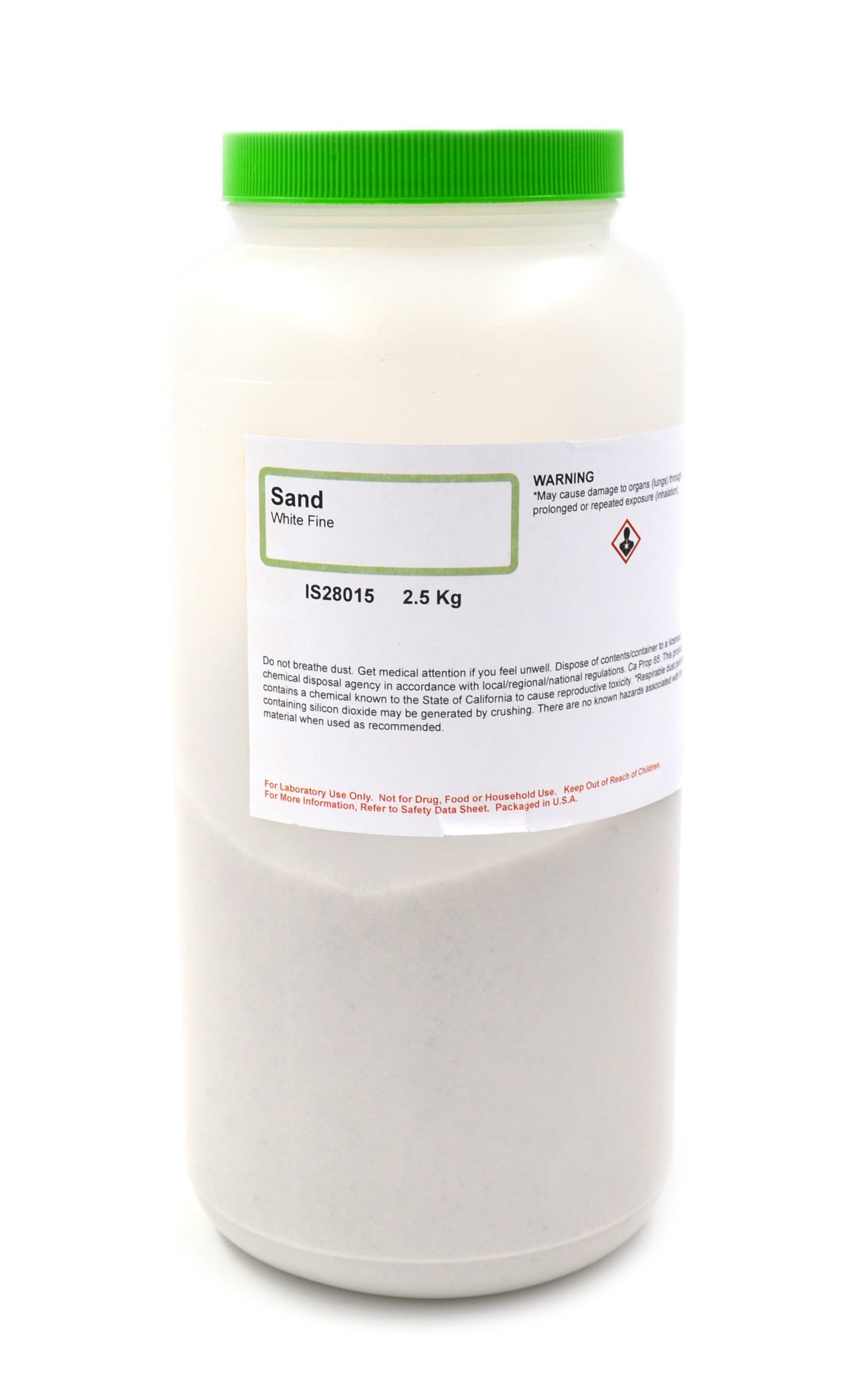 Fine White Sand for Laboratory Use