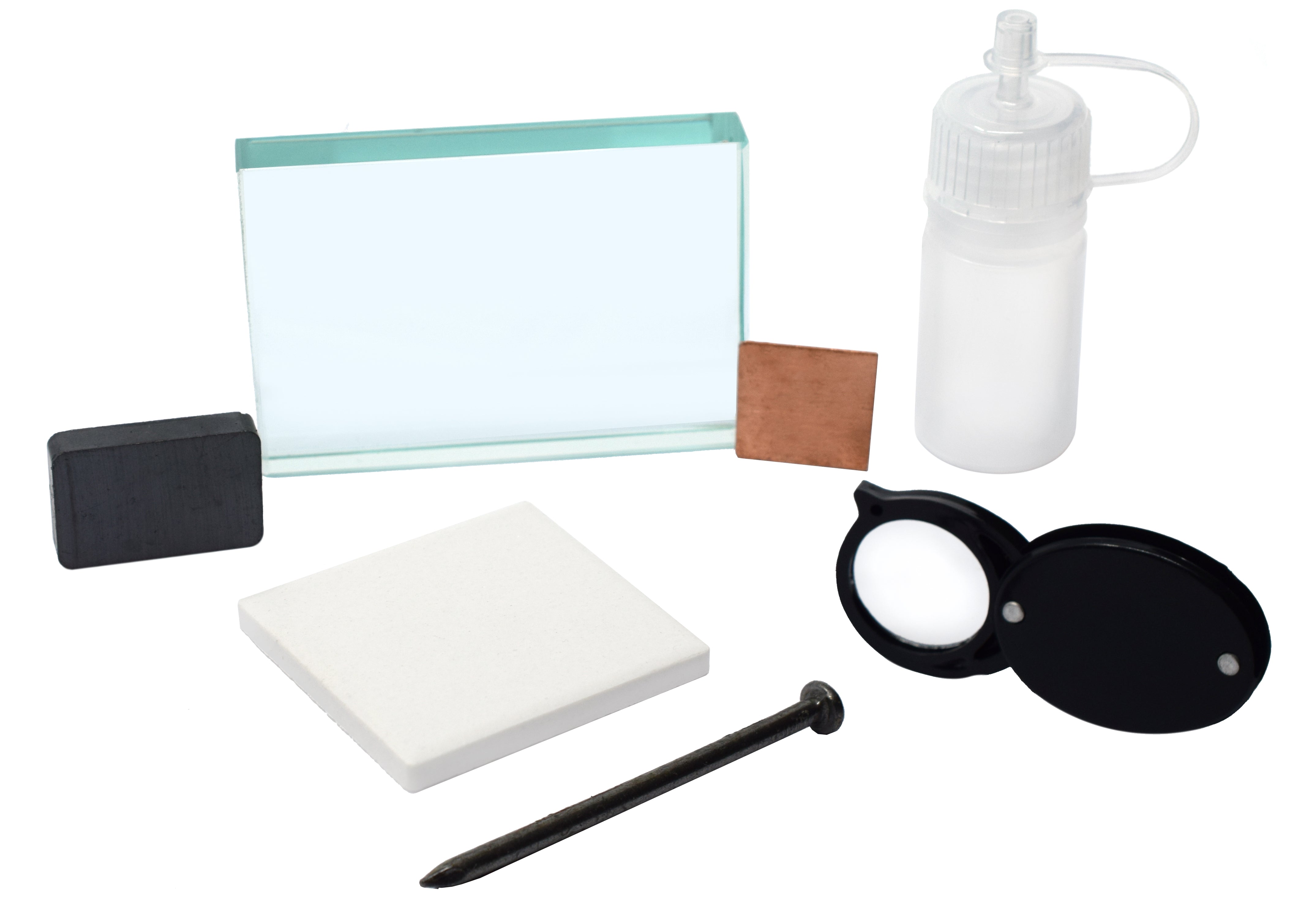 Mineral Identification Testing Kit, 7-Piece