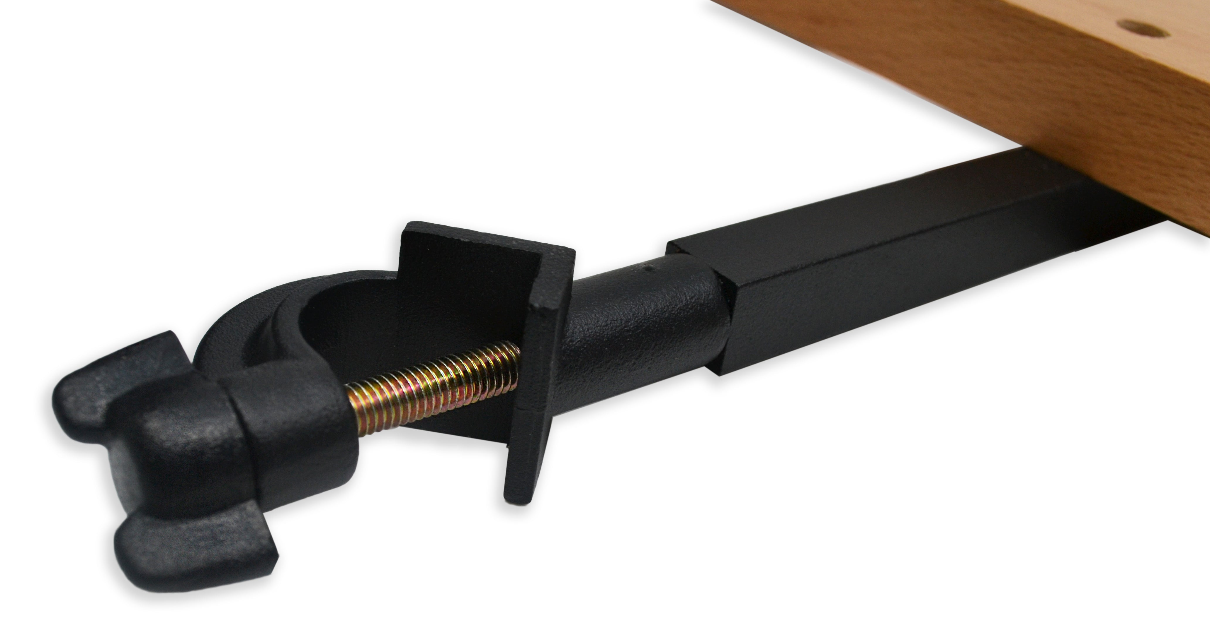 Hardwood Funnel Stand with Iron Clamp and 4 Slots, up to 16mm Stems