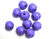 Purple Molecular Model Atom, 2.2cm, 4 Holes, 10-Pack