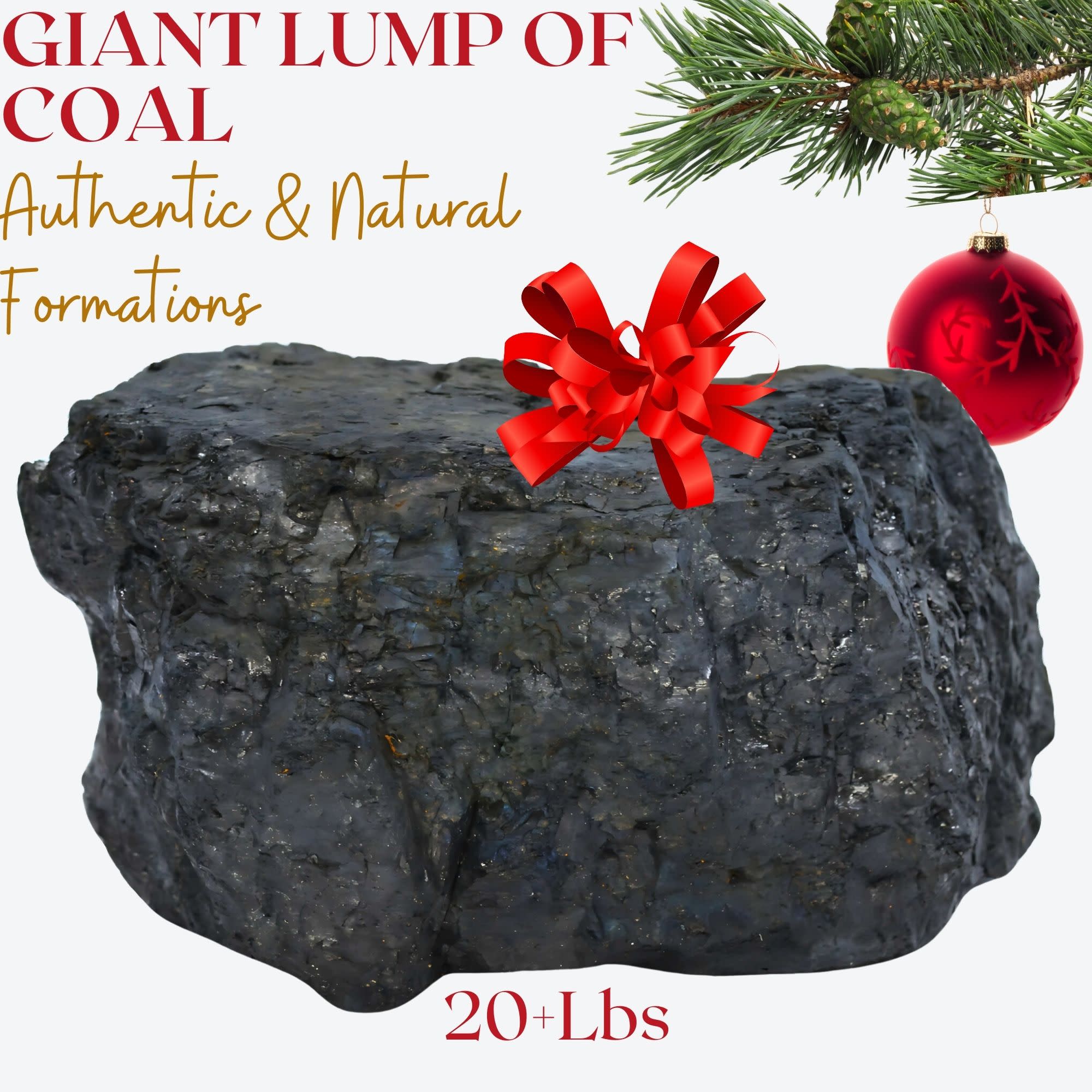 20lb Humongous Lump of Coal Novelty Gift