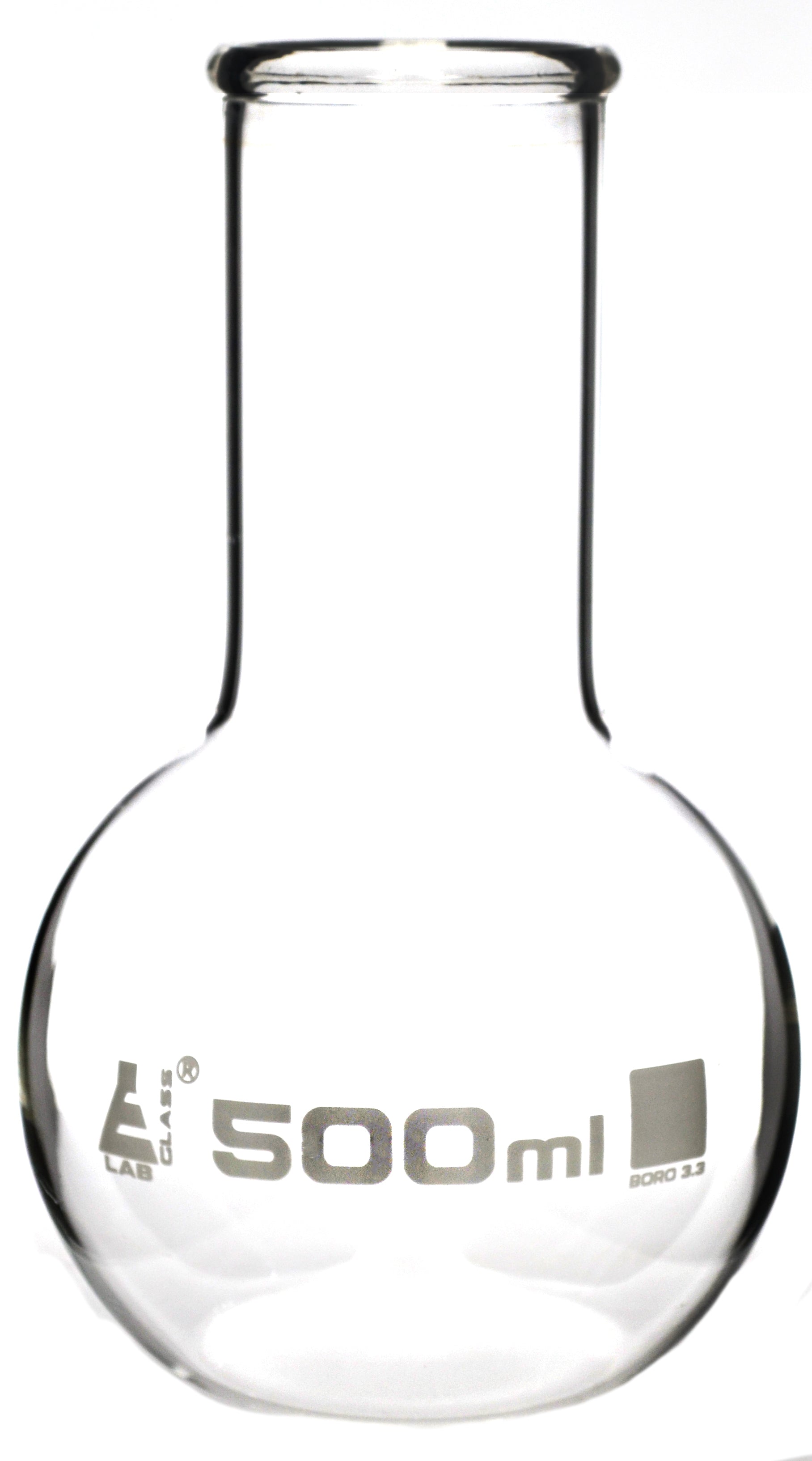 Flat Bottom Wide Neck Borosilicate Glass Boiling Flask