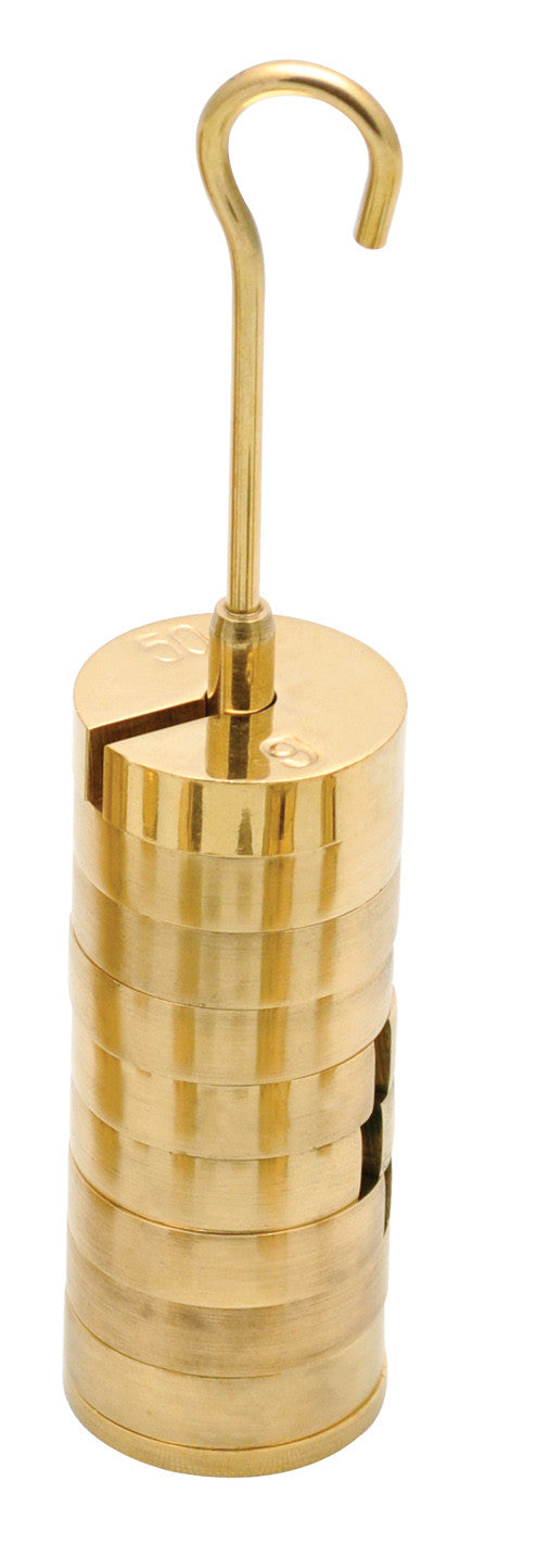 Brass Slotted Mass Set with Hanger