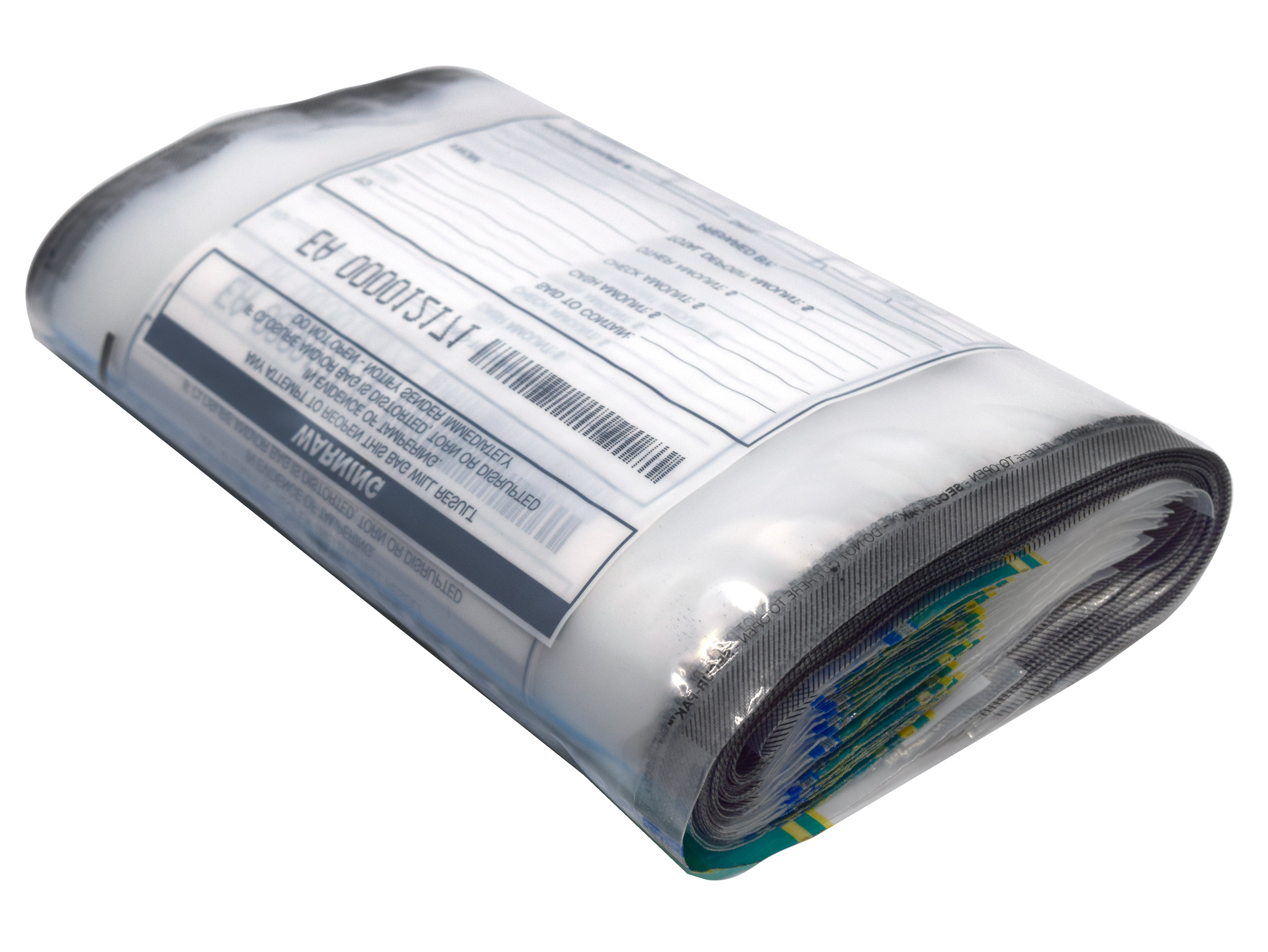 Premium Tamper-Evident Self-Sealing Security Bags with Pocket, 9 x 12", 100-Pack