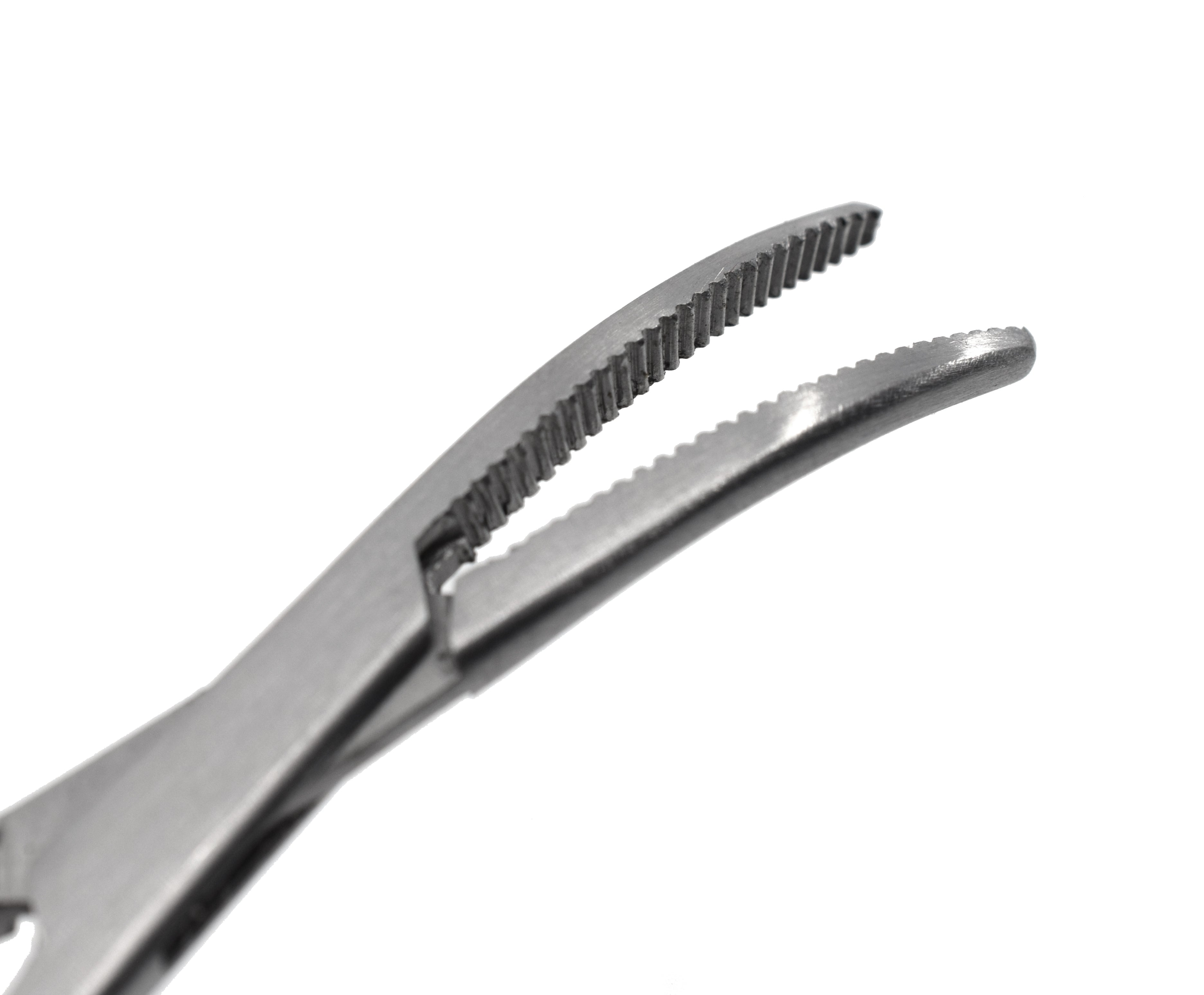 5" Curved Artery Forceps with Serrated Jaws, Stainless Steel
