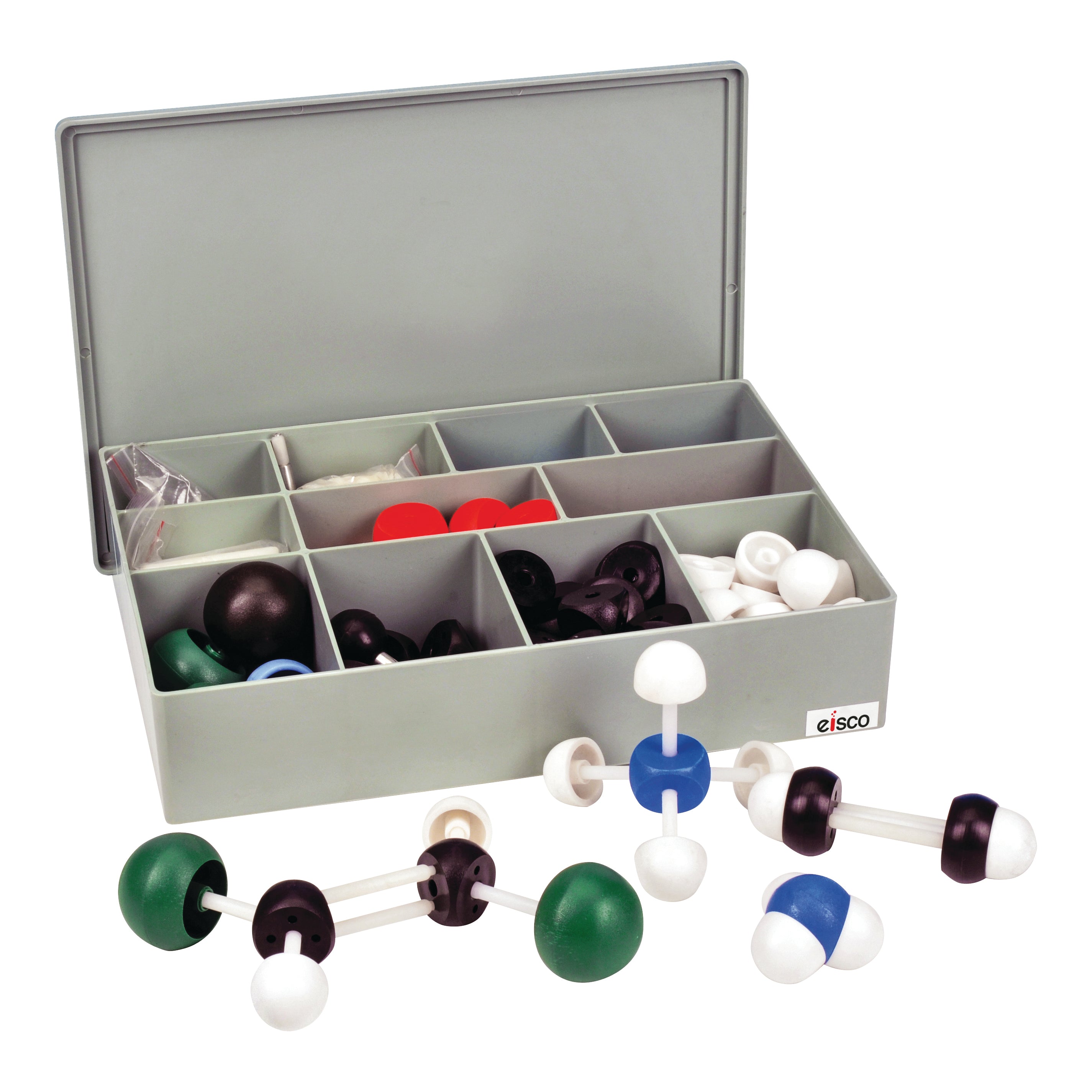 220-Piece Advanced VSEPR Molecular Model Kit, 65 Atoms