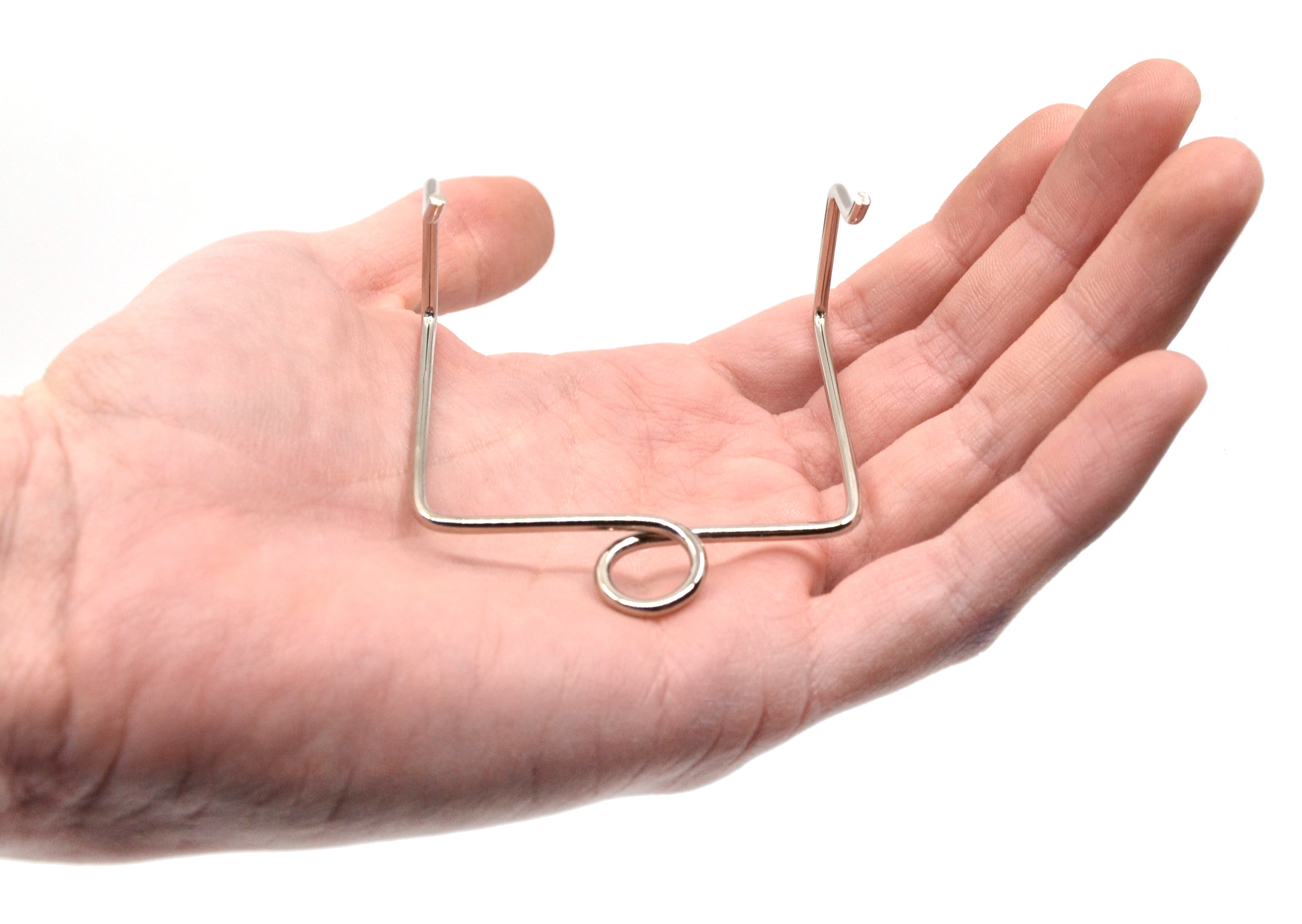 Brass Stirrup for Magnet Suspension, 2"