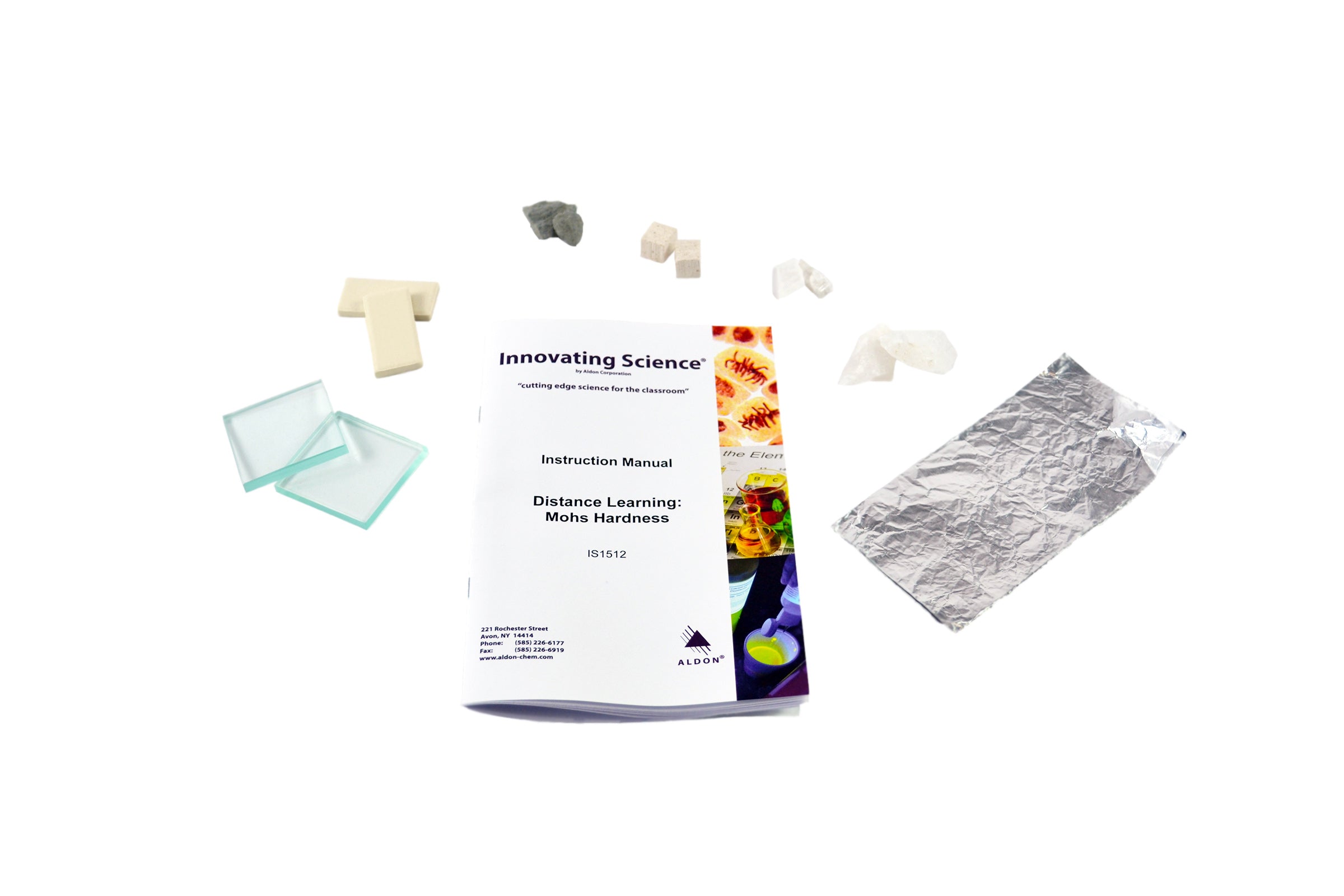 Mohs Hardness Mineral Distance Learning Kit