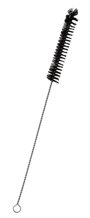 9" Semi-Micro Black Nylon Cleaning Brush for 0.25-0.4" Tubes