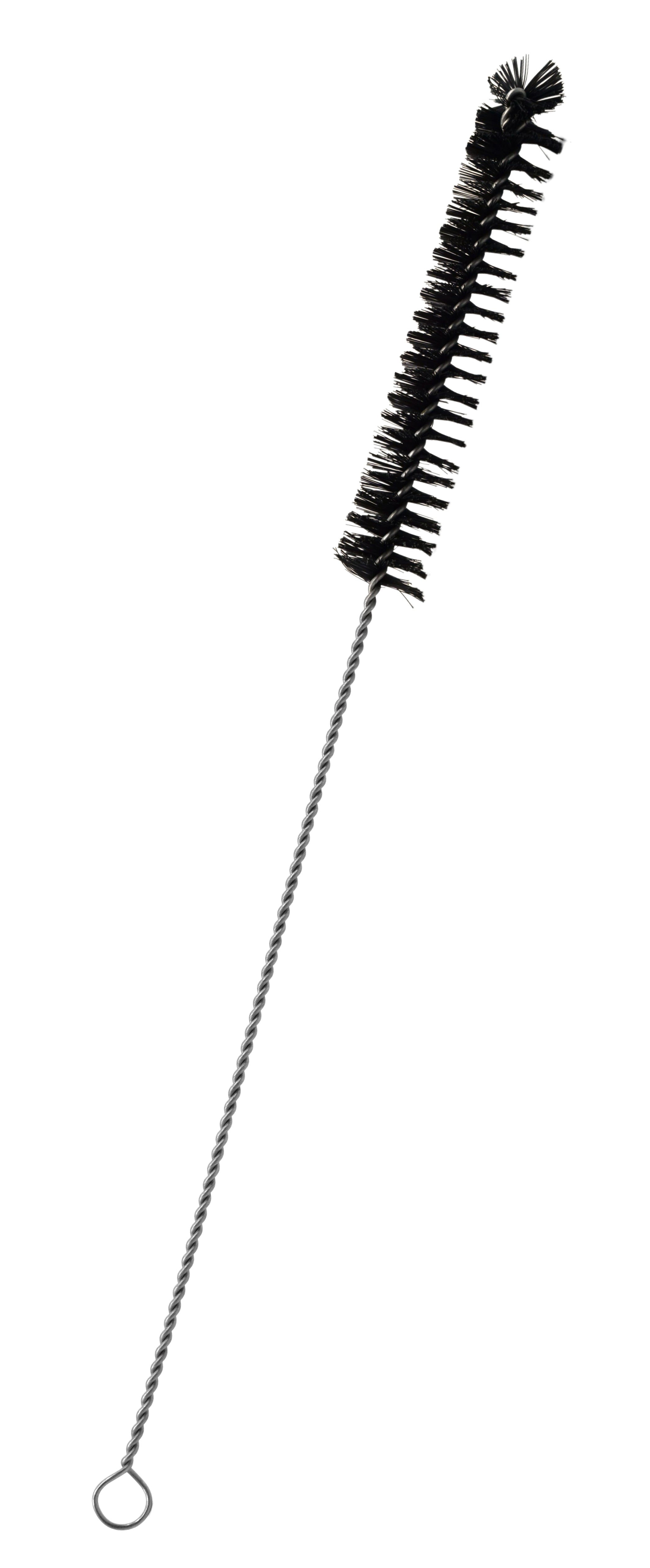 9" Semi-Micro Black Nylon Cleaning Brush for 0.25-0.4" Tubes