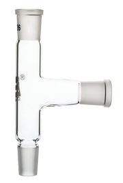 Side Socket 15-Degree Receiver Adapter, 19/26 Socket and 19/26 Cone, Borosilicate Glass