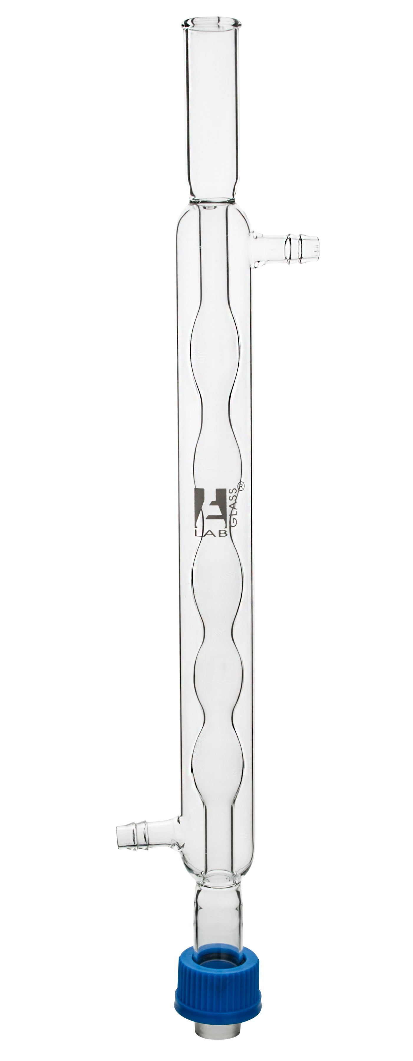 Borosilicate Glass Allihn Bulb Condenser with Threaded Joints