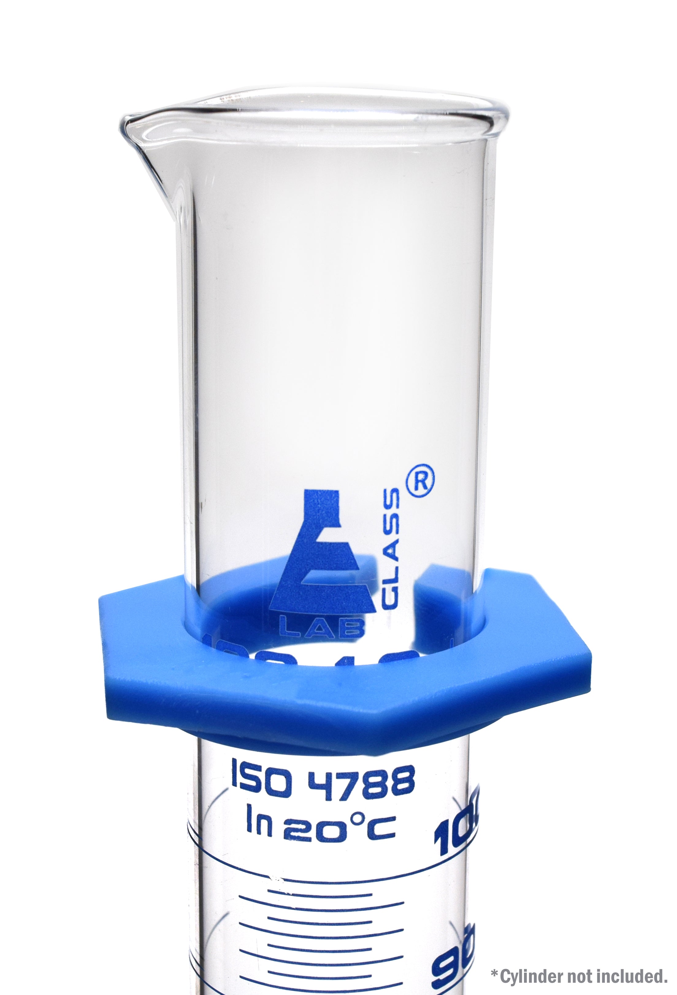 5-Pack Hexagonal ABS Plastic Cylinder Protectors, Fits 500mL Graduated Cylinders