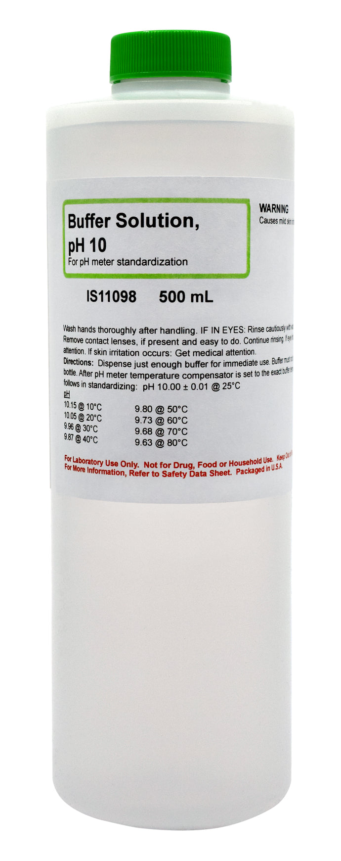 pH 10.00 Standard Buffer Solution – The Lab Stockroom
