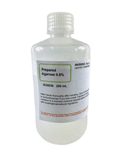 Reagent Grade Prepared Agarose, 0.8%, 200mL