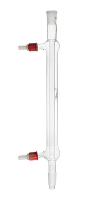 Liebig Condenser with Plastic Threaded Connectors, 19/26, Borosilicate Glass