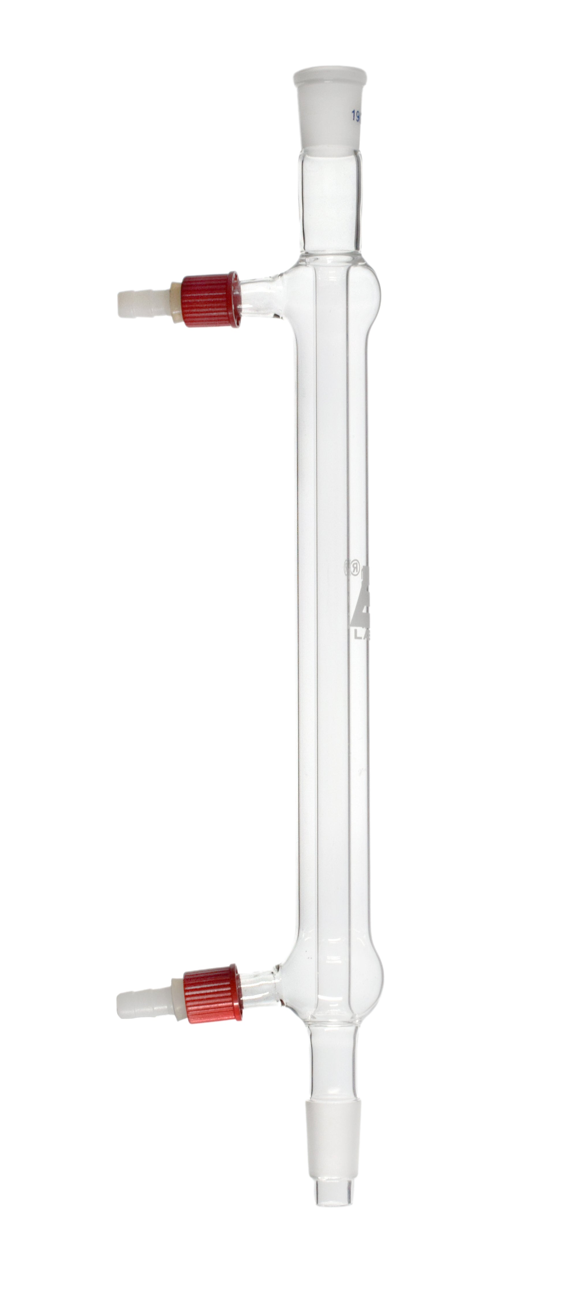 Liebig Condenser with Plastic Threaded Connectors, 19/26, Borosilicate Glass