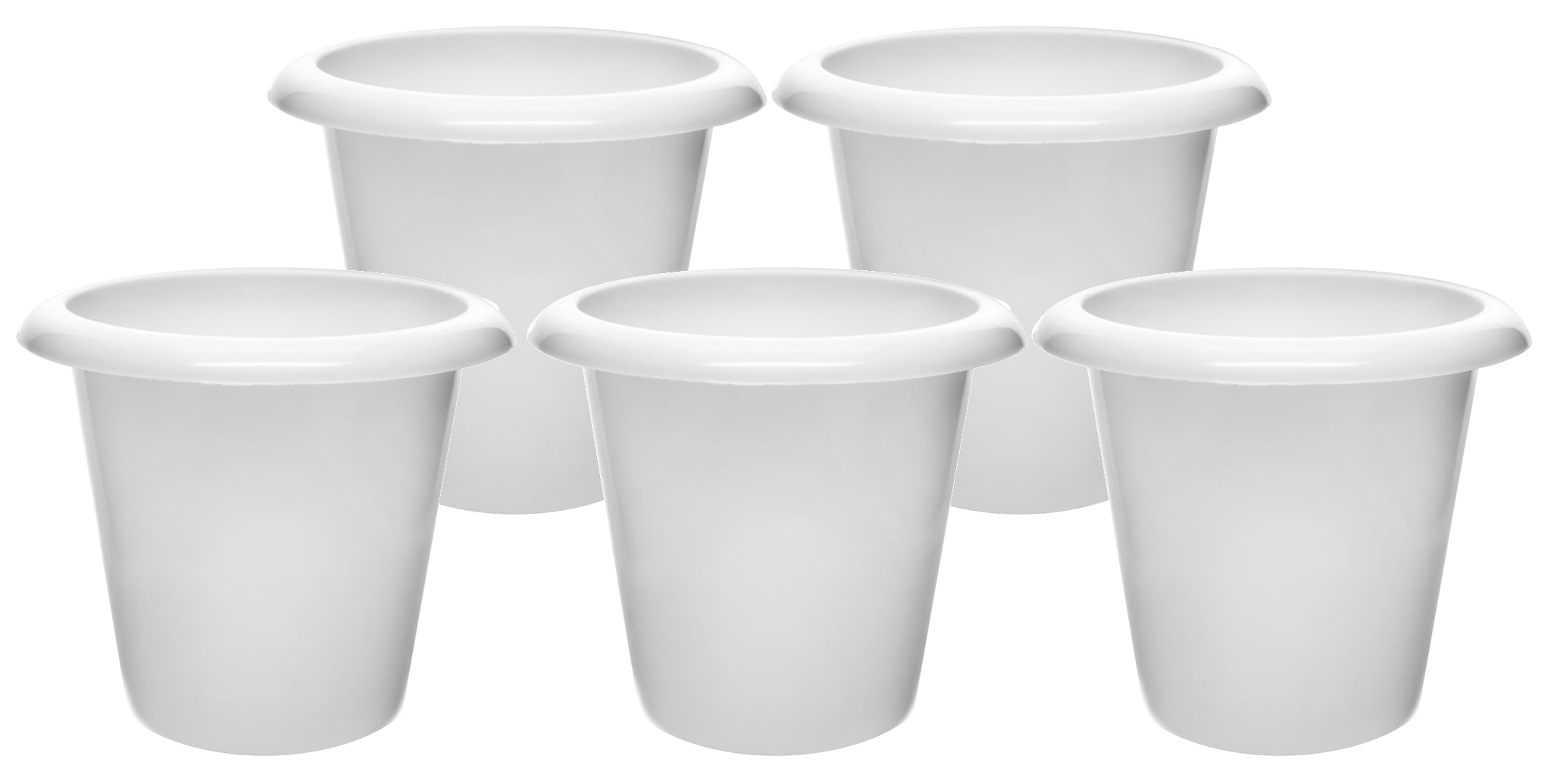 Polypropylene Plant Nursery Pot, 5-Pack