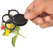 Triple Folding Magnifier with 38mm Lens, 10x