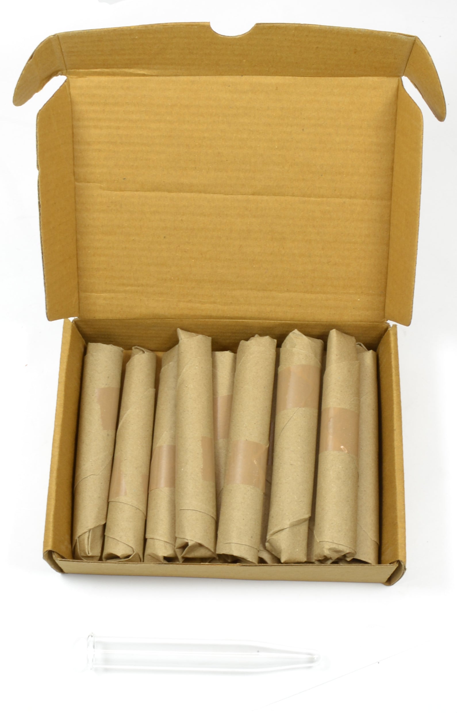 12-Pack Conical Centrifuge Tubes, 15mL, 120 x 17mm, Borosilicate Glass
