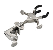 3-Prong Double-Adjustable Universal Clamp with Vinyl Grip and Swivel Boss, 21mm Rod