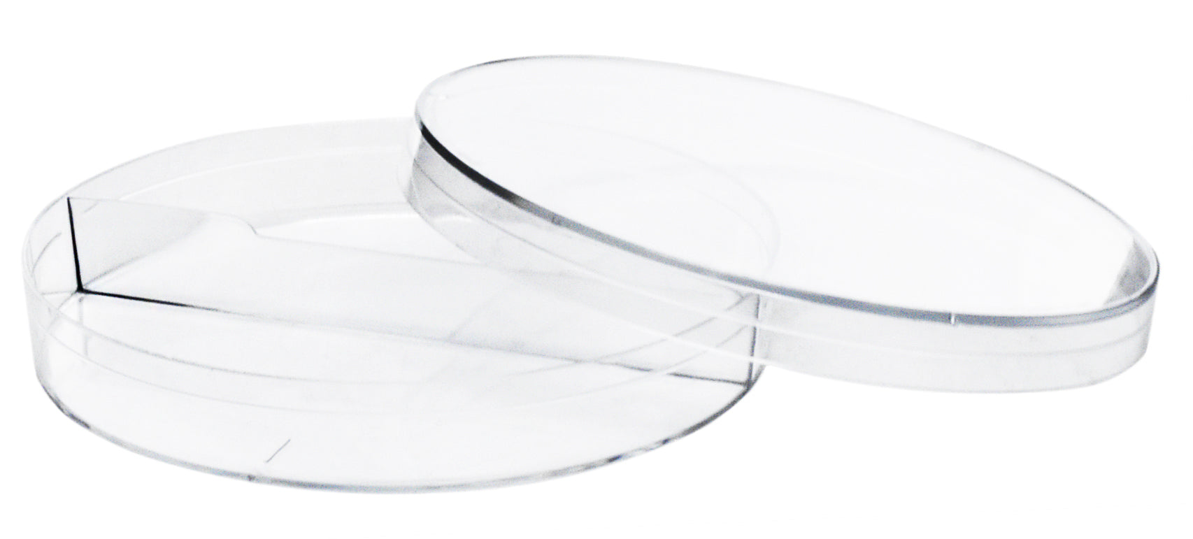 25-Pack Sterile 2-Compartment Triple-Vented Polystyrene Petri Dishes, 90mm