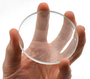 Optically Worked Double Concave Glass Lens, 75mm Diameter, 500mm Focal Length
